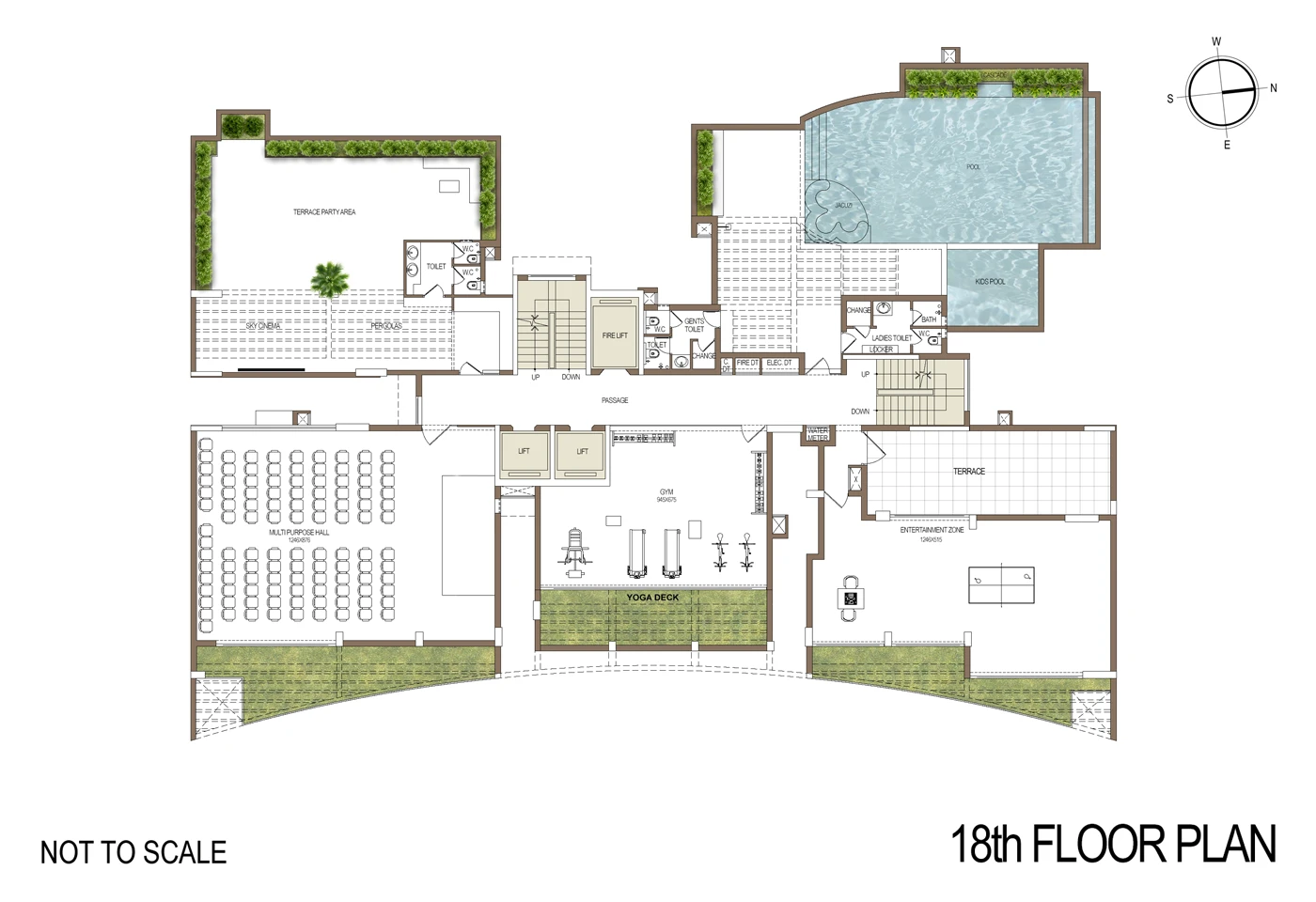 18th Floor Plan