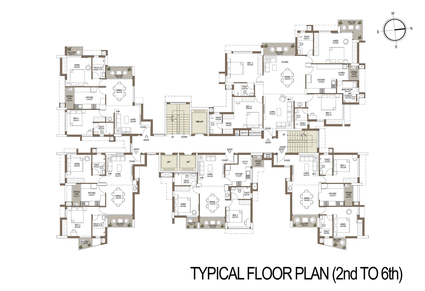 18th Floor Plan
