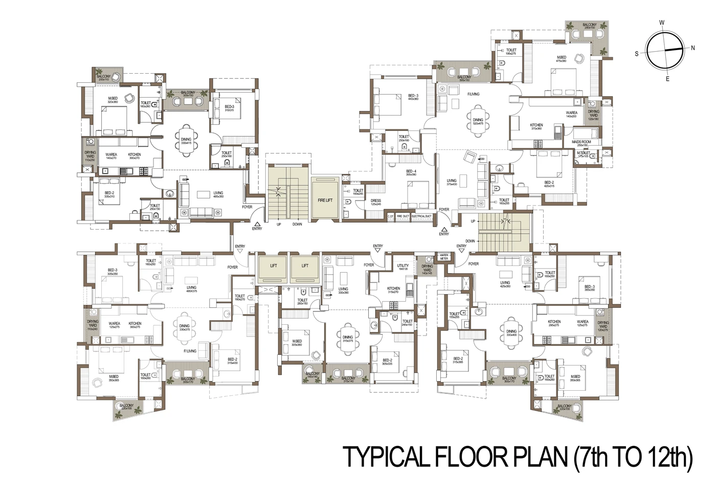 18th Floor Plan